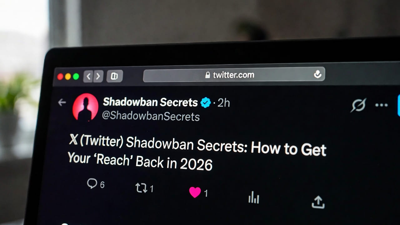 X (Twitter) Shadowban Secrets: How to Get Your 'Reach' Back in 2026